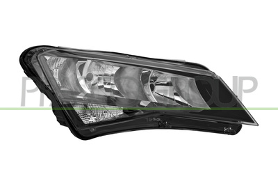 OPTICA DERECHA H7+H7-ELECTRICA-CON MOTOR-MONTAJE HELLA