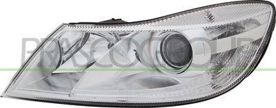 OPTICA DERECHA H1+H7 ELECTRICA-CON MOTOR