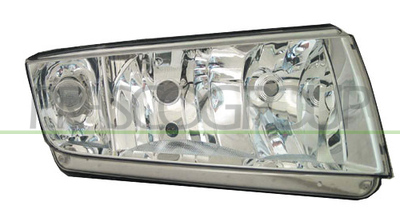 OPTICA DERECHA H7+H3 ELECTRICA-SIN MOTOR-NEGRA MOD. JUNIOR
