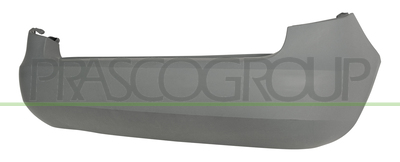 PARACHOQUES TRASERO-NEGRO-LISO PARA IMPRIMAR MOD. 5 PUERTAS
