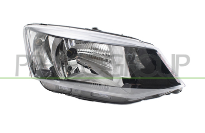 OPTICA DERECHA H4 ELECTRICA-CON MOTOR-CON LUZ-NEGRA