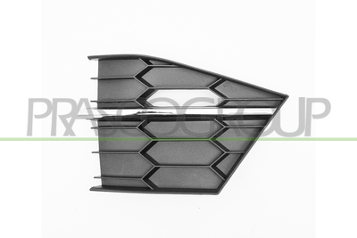 REJILLA DERECHA PARACHOQUES-NEGRO CON MOLDURA CROMADA