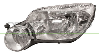 OPTICA IZQUIERDA H7+H4 ELECTRICA-CON MOTOR-CON ANTINIEBLA