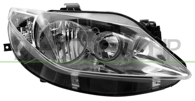 OPTICA DERECHA H7+H7 ELECTRICA-SIN MOTOR-CROMADA