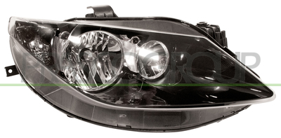 OPTICA DERECHA H7+H7 ELECTRICA-SIN MOTOR-NEGRA
