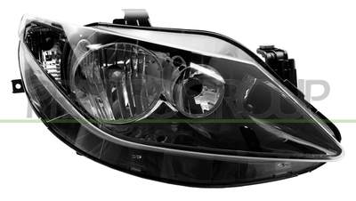 OPTICA DERECHA H7+H7 ELECTRICA-CON MOTOR-NEGRA