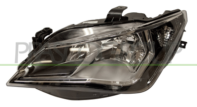 OPTICA IZQUIERDA H7+H7 ELECTRICA-CON MOTOR-CROMADA