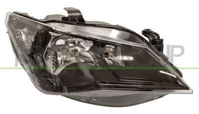 OPTICA DERECHA H7+H7 ELECTRICA-SIN MOTOR-NEGRA