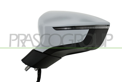 ESPEJO IZQUIERDO-ELECTRICO-IMPRIMADO-TERMICO-CON PILOTO-CONVEXO-6 PINES