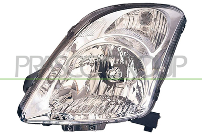 OPTICA IZQUIERDA H4 ELECTRICA-SIN MOTOR-CROMADA