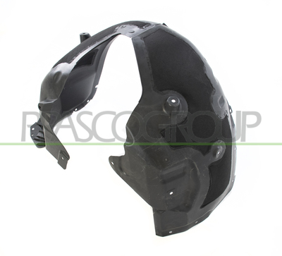 PROTECTOR PASO RUEDA DELANTERO DERECHO-MOLDEADO POR INYECCION-CON INSERCIONES DE TELA