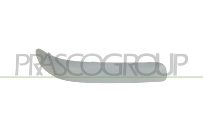 MOLDURA DERECHA IMPRIMADA GRIS PARACHOQUES TRASERO