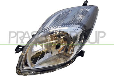 OPTICA IZQUIERDA H4 ELECTRICA-CON MOTOR-NEGRA