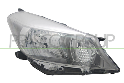 OPTICA DERECHA H4 ELECTRICA-CON MOTOR-CROMADA