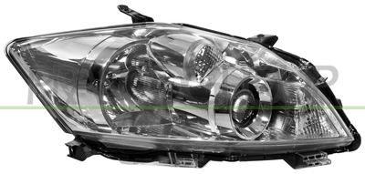 OPTICA DERECHA H11+HB3 ELECTRICA-SIN MOTOR