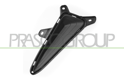 MOLDURA DERECHA PARACHOQUES DELANTERO-NEGRA