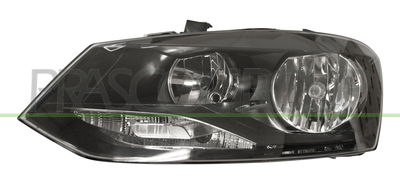 OPTICA IZQUIERDA H7+H7 ELECTRICA-CON MOTOR-NEGRO