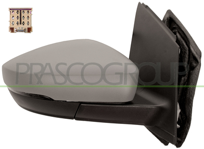 ESPEJO DERECHO-MECANICO-IMPRIMADO-CON PILOTO-CONVEXO-CONECTOR CUADRADO-2 PINES MOD. > 11/09