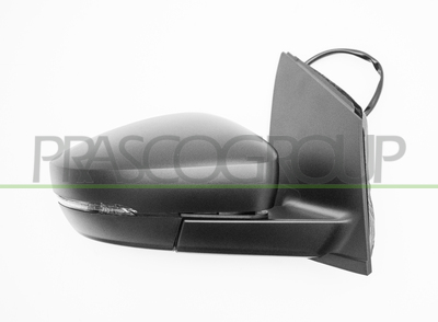 ESPEJO DERECHO ELECTRICO-NEGRO-TERMICO-CON PILOTO-CONVEXO/CROMADO-CONECTOR RECTANGULAR-10H6P MOD. 12/09 >