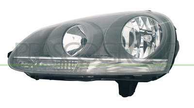 OPTICA IZQUIERDA H7+H7 ELECTRICA-CON MOTOR-GRIS  - MOD. >08/2004 (MONTAJE A.L. )