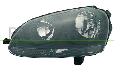 OPTICA IZQUIERDA H7+H7 ELECTRICA-CON MOTOR-NEGRO - MOD. GTI/SPORTLINE