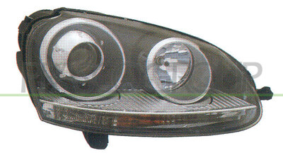 OPTICA IZQUIERDA XENON D2S+H7 ELECTRICA-CON MOTOR