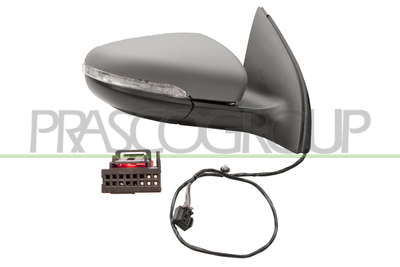 ESPEJO DERECHO ELECTRICO-IMPRIMADO-TERMICO-CON PILOTO-ABATIBLE-CONVEXO-8 PINES