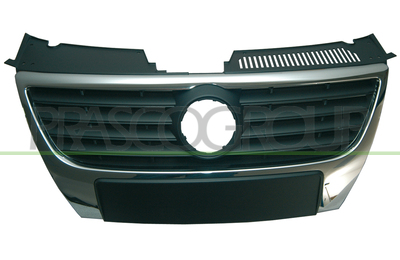 REJILLA CON MOLDURAS NEGRAS DIAM. LOGO 150MM