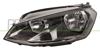 OPTICA IZQUIERDA H7+H15 ELECTRICA-CON MOTOR-NEGRA