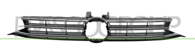 REJILLA NEGRA/BRILLANTE CON MOLDURA CROMADA MOD. HIGHLINE