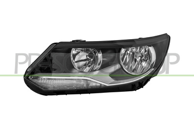OPTICA IZQUIERDA H7+H15 ELECTRICA-CON MOTOR-CON LUZ DIURNA