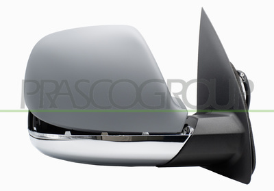ESPEJO DERECHO ELECTRICO-TERMICO-IMPRIMADO-CON CARCASA CROMADA-CONVEXO/CROMADO