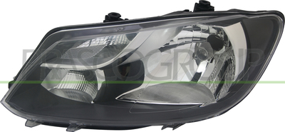 OPTICA IZQUIERDA H4 ELECTRICA-CON MOTOR-BORDO CROMADO-TIPO HELLA