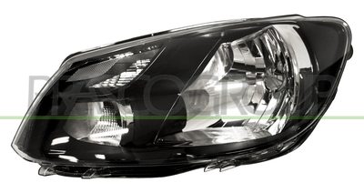 OPTICA IZQUIERDA H4 ELECTRICA-CON MOTOR-NEGRA