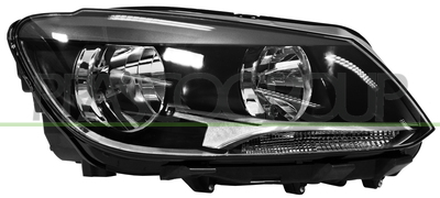 OPTICA DERECHA H7+H15 ELECTRICA-CON MOTOR