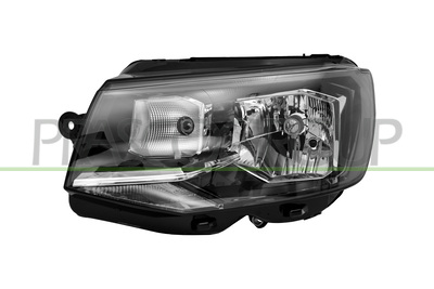 OPTICA IZQUIERDA H4-ELECTRICA-CON MOTOR-NEGRA-MONTAJE VALEO