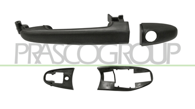 MANETA EXTERIOR PORTON TRASERO-NEGRA-CON AGUJERO LLAVE