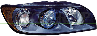 OPTICA DERECHA H7+HB3 ELECTRICA-CON MOTOR MOD. V50-GRIS