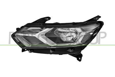 OPTICA IZQUIERDA H7+H15-ELECTRICA-CON MOTOR-CON PERFIL CROMADO