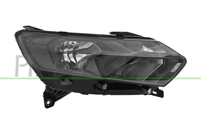 OPTICA DERECHA H7+H15-ELECTRICA-CON MOTOR-NEGRA