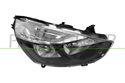 OPTICA DERECHA H1+H7-ELECTRICA-SIN MOTOR-NEGRA