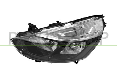 OPTICA IZQUIERDA H1+H7-ELECTRICA-SIN MOTOR-NEGRA