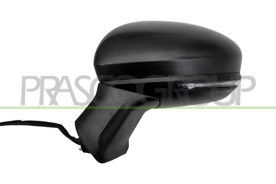 ESPEJO IZQUIERDO-ELECTRICO-NEGRO-TERMICO-CON PILOTO-ASFERICO-7 PINS