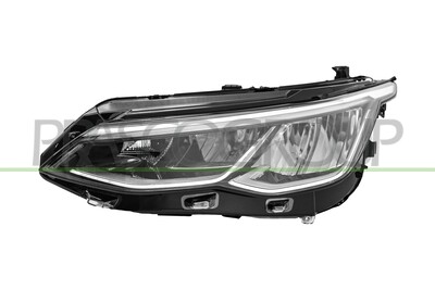 OPTICA IZQUIERDA-ELECTRICA-CON MOTOR-NEGRA-LED-MONTAJE VALEO