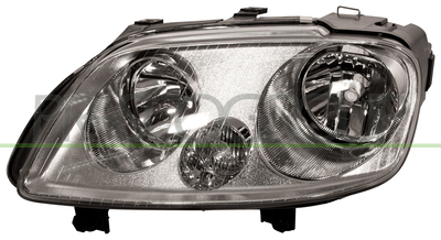 OPTICA IZQUIERDA H1+H7 ELECTRICA-SIN MOTOR-CROMADA