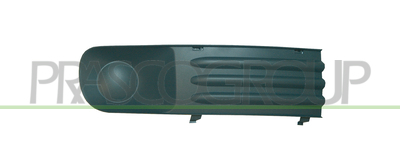 REJILLA DERECHA PARACHOQUES DELANTERO-GRIS-OSCURO GRANULADA-SIN AGUJEROS ANTINIEBLA MOD. TRANSPORTER